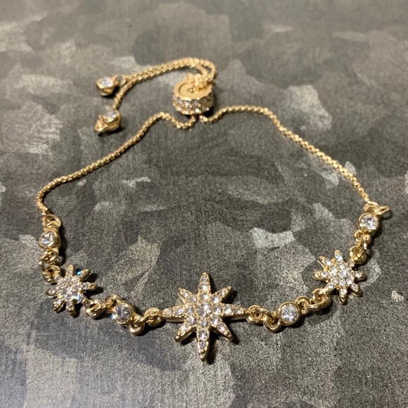 Vince Camuto Jewelry - Vince Camuto Gold Crystal Star Slider Bracelet